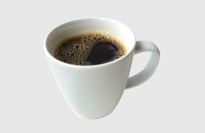 Coffee A cup of hot coffee