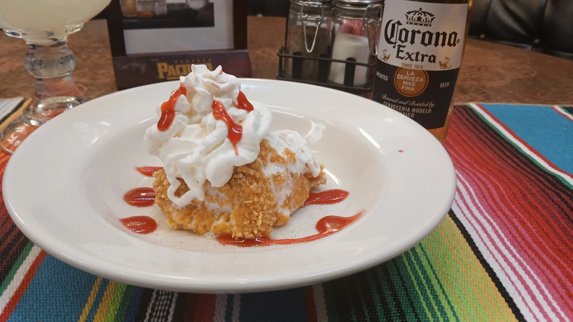 Fried Ice Cream A bowl of fried ice cream